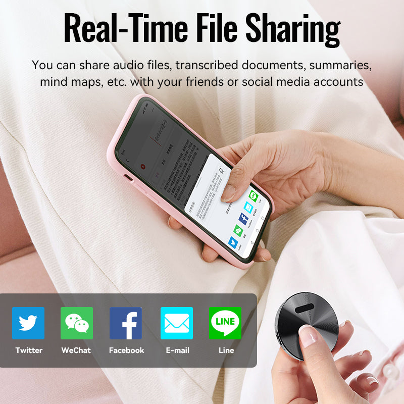 UMEVO-DOT Note AI Voice Recorder, Transcribe & Summarize by ChatGPT