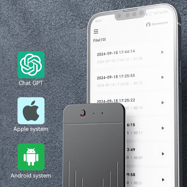 UMEVO-SL Note Screen-free AI Voice Recorder, Transcribe & Summarize by ChatGPT